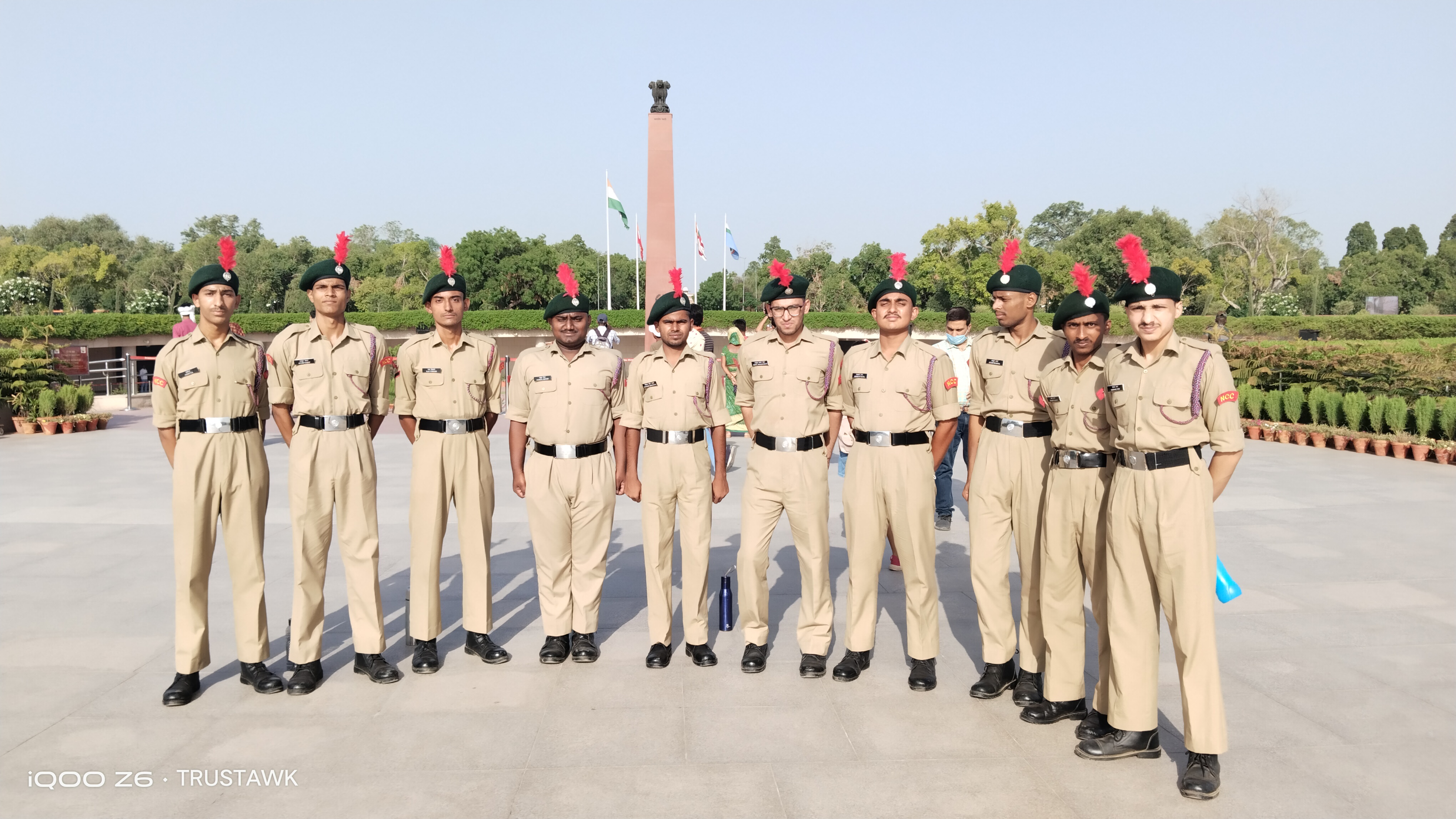 AUD Cadets visiting the National War Memorial, Delhi