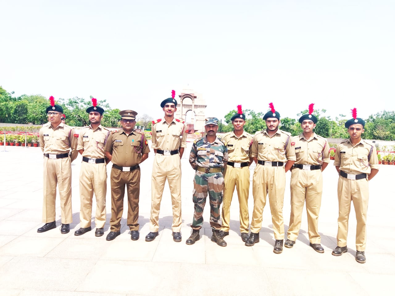 AUD Cadets at National War Memorial, Delhi