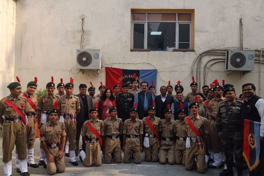 Cadet Investiture Ceremony as part of the NCC Day Celebrations 2nd Dec 2022