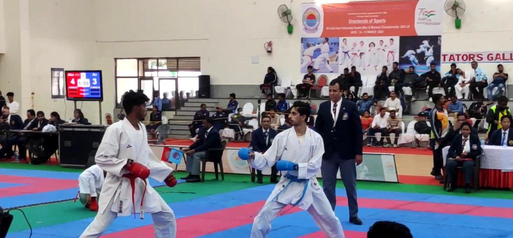 B R Ambedkar University participated All India inter-university Karate championship 2021-22 at Kurukshetra University Haryana.