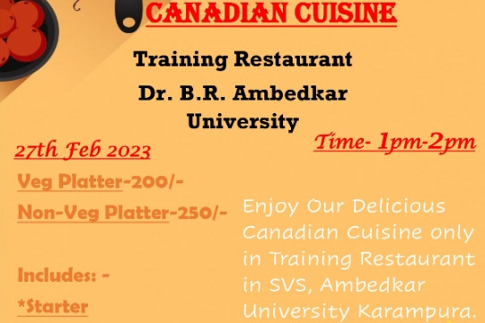 Canadian Food Fest 27th February 2023