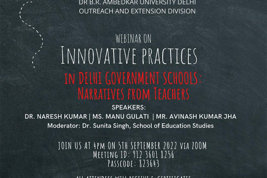 Innovative Practices in Delhi Government Schools: Narratives from Teachers