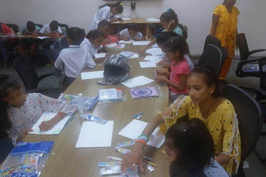 Drawing competition organized by Outreach Extension