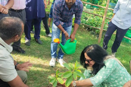 Celebration of World Environment Day at Dheerpur Wetland Project of Dr. B.R Ambedkar University Delhi